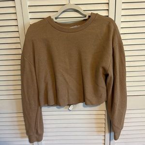 Beige/brown Zara sweater